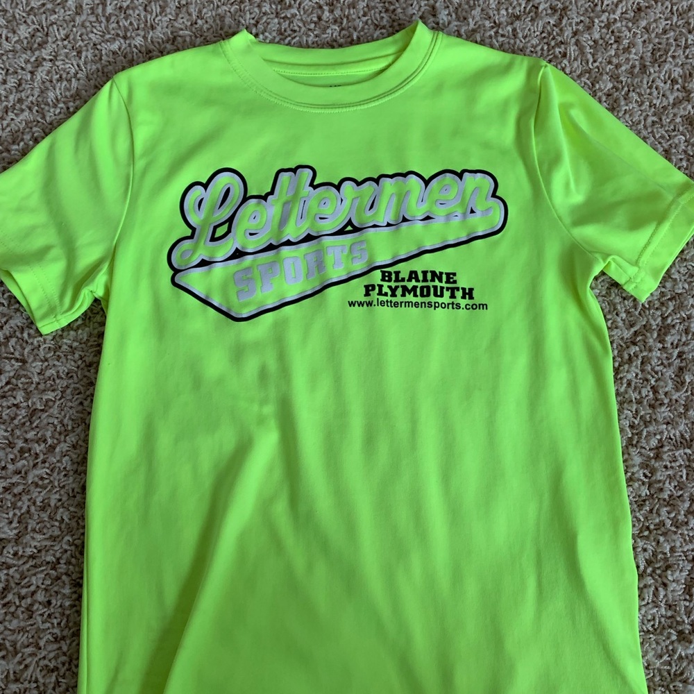 Kids Letterman Sports T Shirt